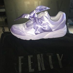 SOLD Fenty Rihanna Puma Sweet Lavender Satin Bow